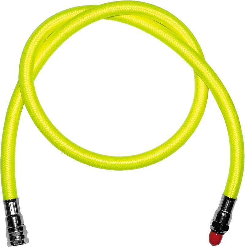Saekodive Low Pressure Braided Diving Hose - 27" or 36" Flexible Braided Hose - 500PSI for Scuba Diving 2nd Stage Regulator and Octopus (Yellow/36") - Image 1